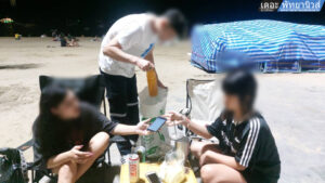 Pattaya Police Crack Down on Kratom Drink Vendor on Beach