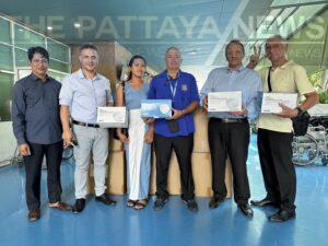 Rotary Club of Pattaya Donates 7,000 Face Masks to Pattaya City Hospital