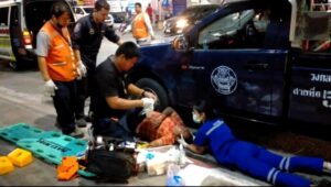 Pattaya Songtaew Driver Brutally Attacks Competitor After Argument Over Chinese Customers