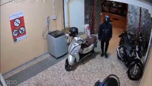 Chonburi Motorcycle Theft Caught on Camera