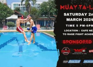 Splash into Action This Saturday With Muay Talay at Rage Ringside Cafe!