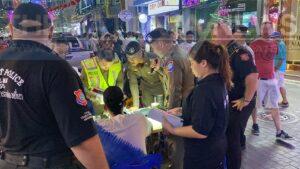Indian Tourist Arrested on Pattaya Walking Street: Caught Allegedly Taking Illicit Substances in Entertainment Venue