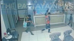 Pattaya Hotel Guests Caught Stealing Speaker on Camera
