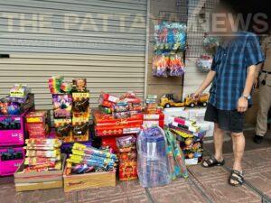 Pattaya Police Seize Large Cache of Illegal Fireworks to Keep Music Festival Safe