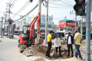 Pattaya City to Close Part of Sukhumvit Road for Construction