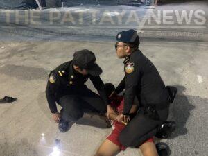 Man Arrested for Attempting to Stab Municipality Officer in Pattaya