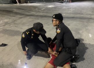 Man Arrested for Attempting to Stab Municipality Officer in Pattaya