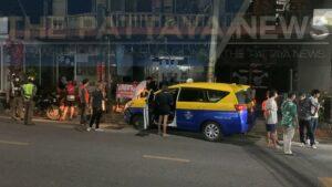 Pattaya Taxi Driver Allegedly Under the Influence Causes Car Crash
