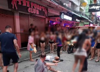 Physical Altercation Between Guards and Customers on Soi 6 in Pattaya Goes Viral