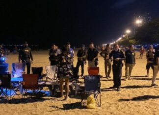 Jomtien Beach Vendors Arrested for Illegally Selling Fireworks