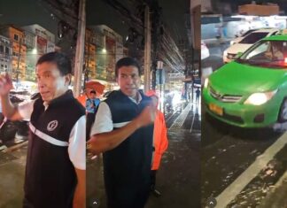 El Gobernador de Bangkok ordena acción inmediata después de las inundaciones en la intersección de Udomsuk debido a las fuertes lluvias y el drenaje lento