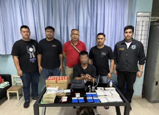 Alleged Major Drug Dealer Arrested in Chonburi with Drug Stash Found in Luxury Condo