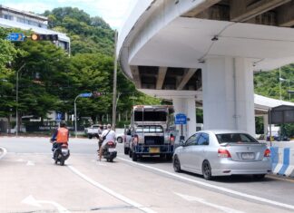 Chinese Man Allegedly Brandishes Knife at Driver in Pattaya