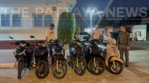 Nongprue Police Arrest Motorcycle Theft Gang; Victims Rejoice