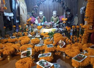Takhian Tia Residents Celebrate Ganesh Chaturthi