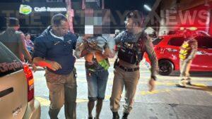 Pattaya Man Off of his Medication Crashes into Several Cars