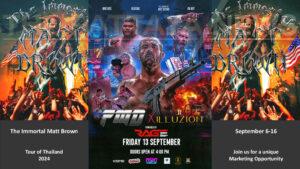 The Immortal Matt Brown Coming to Thailand for a Special Tour and Great Events in Pattaya, Phuket, and More