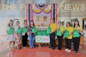 Sriracha Municipality Receive Survival Kits from Private Company to Give to Low-Income Residents