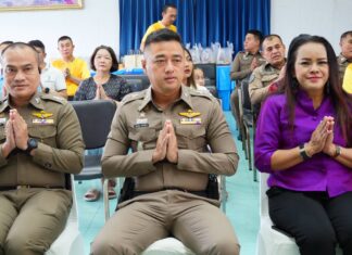 Banglamung Police Station Celebrates Police Day with Merit Making Ceremony