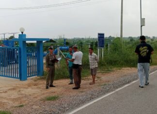 Diebe stehlen Stromleitungen aus der Chonburi-Wasserversorgungsstation und verursachen großen Schaden