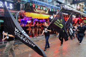 Pattaya Mayor Joins Walk for Freedom Parade to Raise Awareness on Human Trafficking