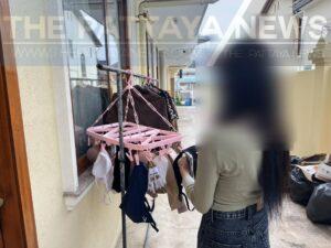 Perverse Man Sniffs Pattaya Womans Underwear in Disturbing Apartment Incident