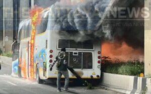 At Least 25 People Die, Many Young Students, After School Field Trip Bus Fire in Pathum Thani