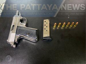 Pattaya Woman Arrested for Carrying Gun on Walking Street Claims Self-Defense Against Foreign Harasser