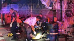 Alleged Drunk Driver Crashes Motorcycle into Motorbike Repair Shop in Pattaya