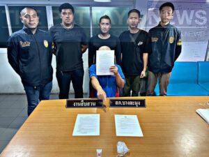 Police Arrest Two Suspects in Drug Bust in Banglamung