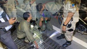 Pattaya Officials Help Young Girl Retrieve Phone from Drainage Pipe