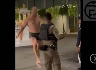 Drunk Belarusian Man Arrested in Phuket for Assaulting Police and Damaging Property
