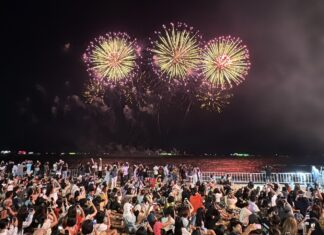 Pattaya Starts Three Day New Years Countdown with Big Crowds and Big Stars