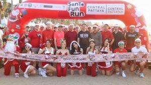 Recent Santa Fun Run Brings Holiday Cheer to Pattaya Beach