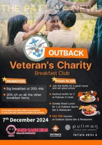 Outback Veterans Charity Breakfast This Saturday in Pattaya!