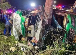 At least Five People Die in Surat Thani Bus Crash