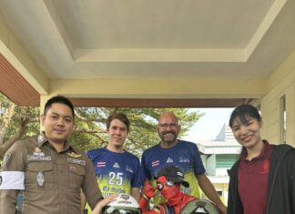Helmet Heroes Thailand and Local Rotary Clubs Donate Hundreds of Helmets to Pattaya Students