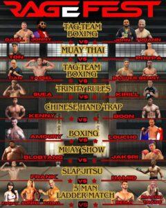 Ragefest Releases Awesome Lineup of Fights For This Saturday at Rage Fight Academy