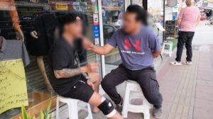 Pattaya Police Arrest Indian Man After Brawl With Thai Women and Motorbike Taxi Riders on Pattaya Beach, One Man Injured in Brawl