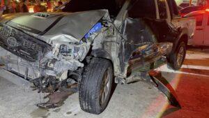 Drunk Myanmar Man Drives Pickup Truck into Motorcycle Near Pattaya, Killing One Person and Injuring Another Before Fleeing, Police Apprehend Suspect