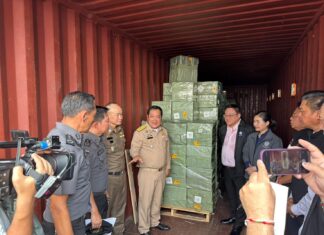 Tres ministros tailandeses colaboran para acabar con las importaciones ilegales de cigarrillos electrónicos en el puerto de Laem Chabang