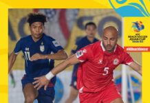 La Thaïlande bat le Liban lors d'un match palpitant en Coupe d'Asie de Beach Soccer de l'AFC