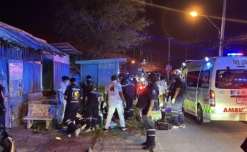 Un motard grièvement blessé après un accident de moto dans la région de Pattaya
