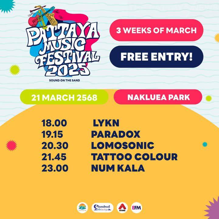 Pattaya Music Festival Wrapping Up This Weekend