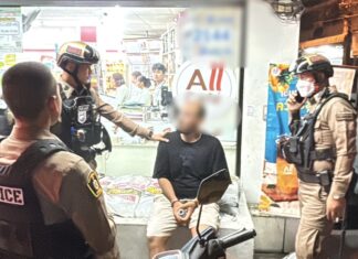 Belgian Man Arrested For Second Time in Three Days, Trying to Cause Problems at Second Pattaya Convenience Store