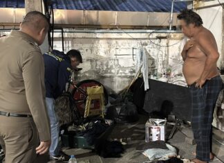 American Man Arrested for Stealing from Donation Box Outside Pattaya Police Station