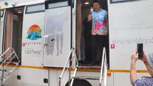 Pattaya City Launches Luxury Mobile Toilets with Air Conditioning, Offering Free Services to Residents and Tourists on Pattaya Beach