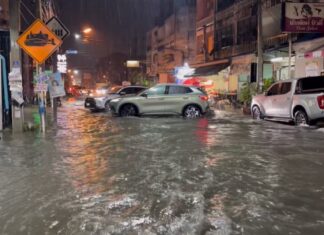 Pattaya Faces Heavy Rain and Flooding