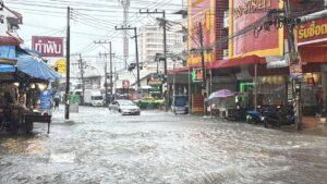 Heavy Rains Usher in Monsoon Season, Flooding Hits Pattaya Area