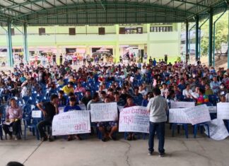 Villagers in Chonburi Protest Chinese-Owned Factory Construction